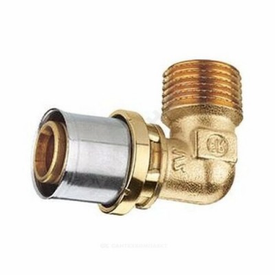 Угольник МП/PE-X латунь пресс Дн 50х1 1/2"х90гр НР RM127 Giacomini RM127Y077